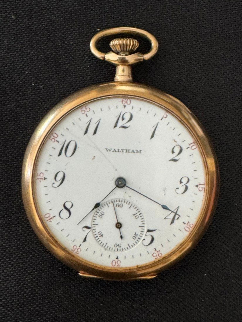 Waltham Gold Pocket 14k Gold Watch (1 of 3)