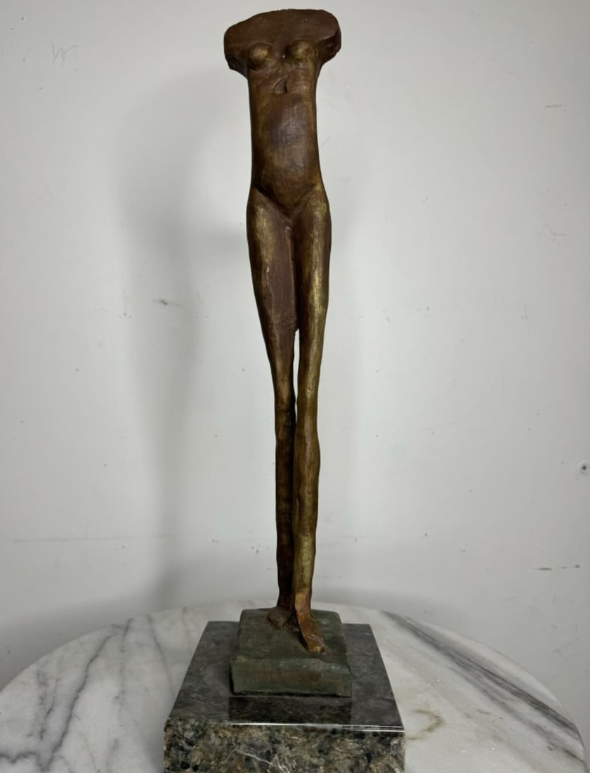 Large Alberto Giacometti Modern Bronze Sculpture (1 of 3)