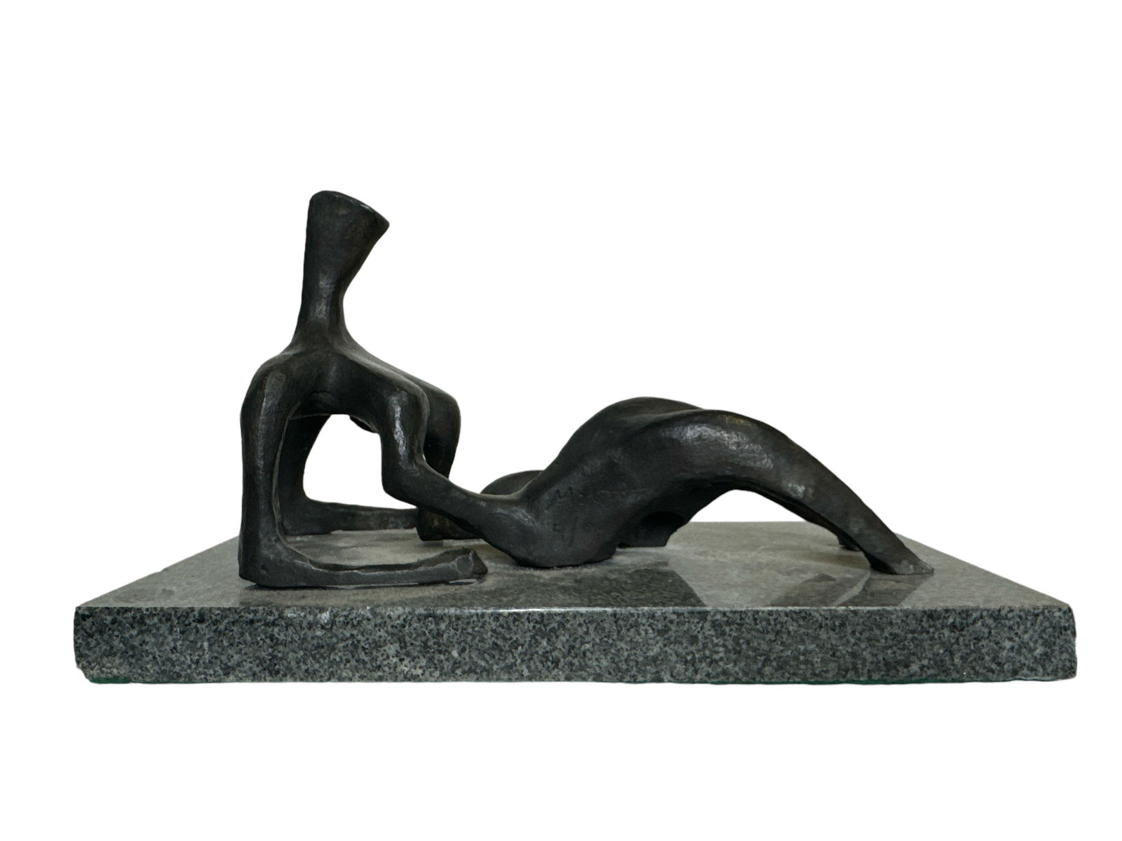 Henry Moore Modern   Bronze Sculpture (1 of 2)