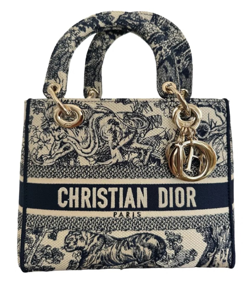 Dior LADY D-LITE CLOTH HANDBAG (1 of 6)