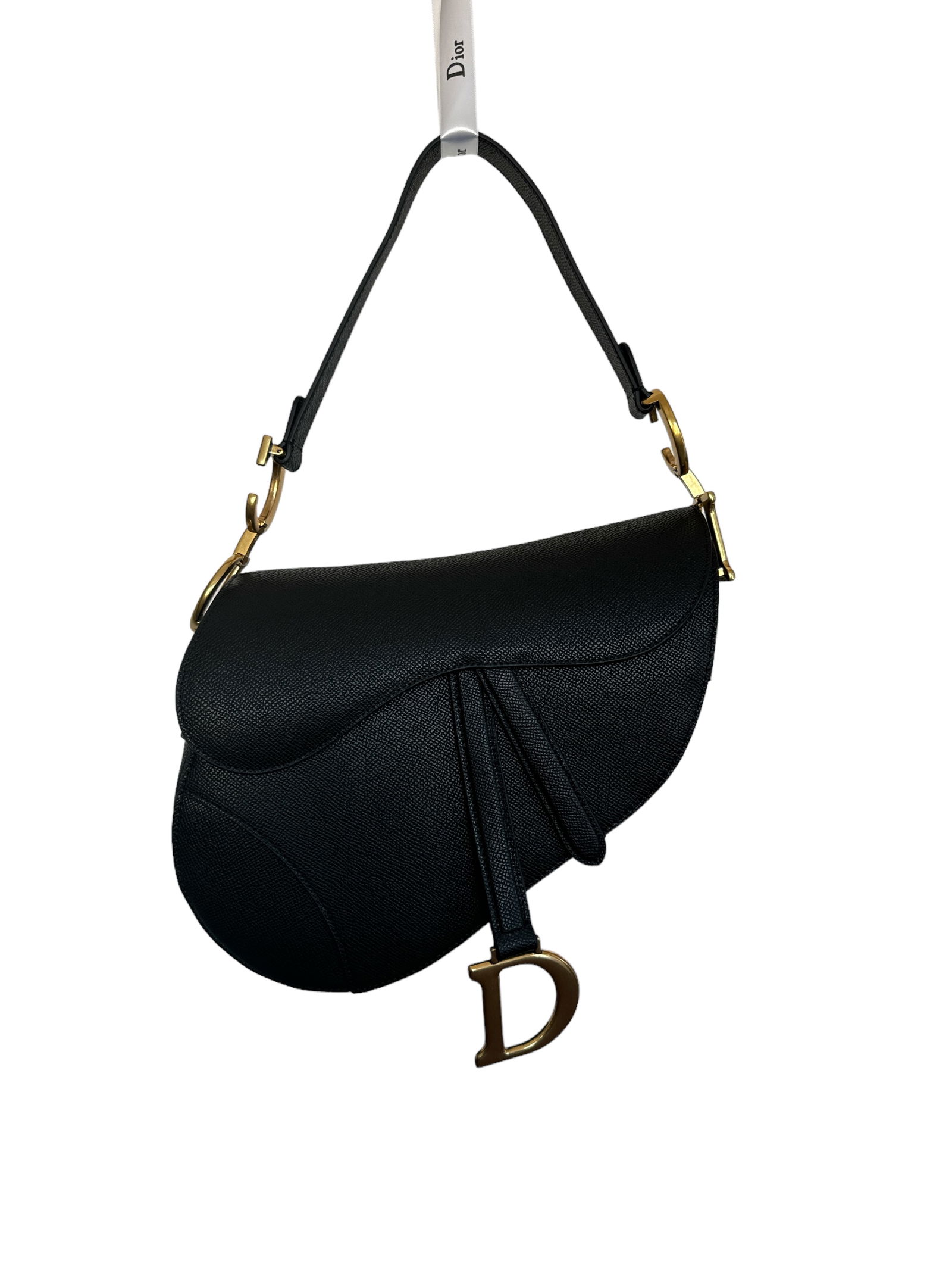 Christian Dior Saddle Bag Mini Grained  Leather (1 of 5)