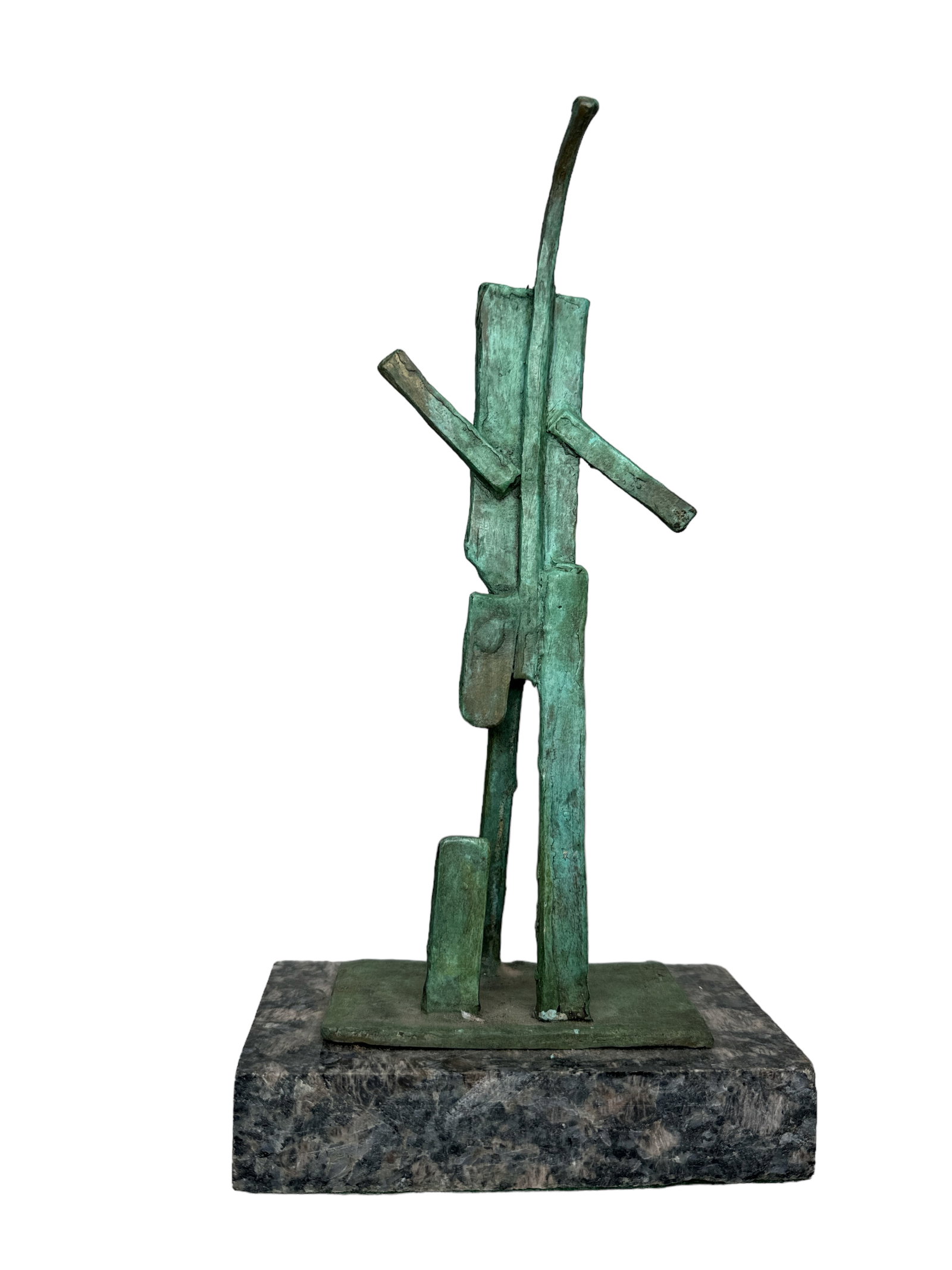 Picasso Modern Bronze Sculpture: Measurements: 11.5 in x 6 in