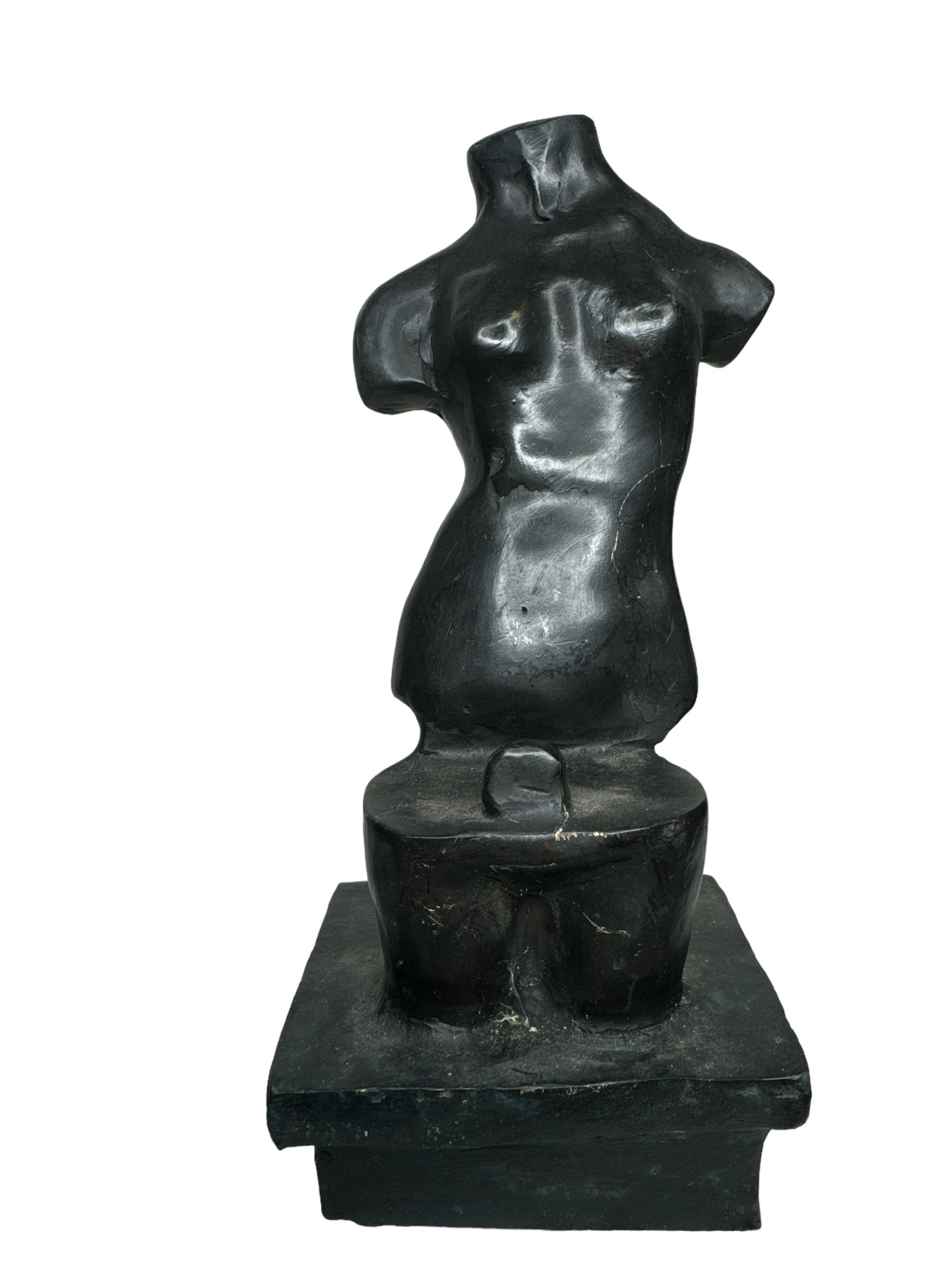 Salvador Dali Modern Bronze Sculpture: Size: 8 in H x 4 in