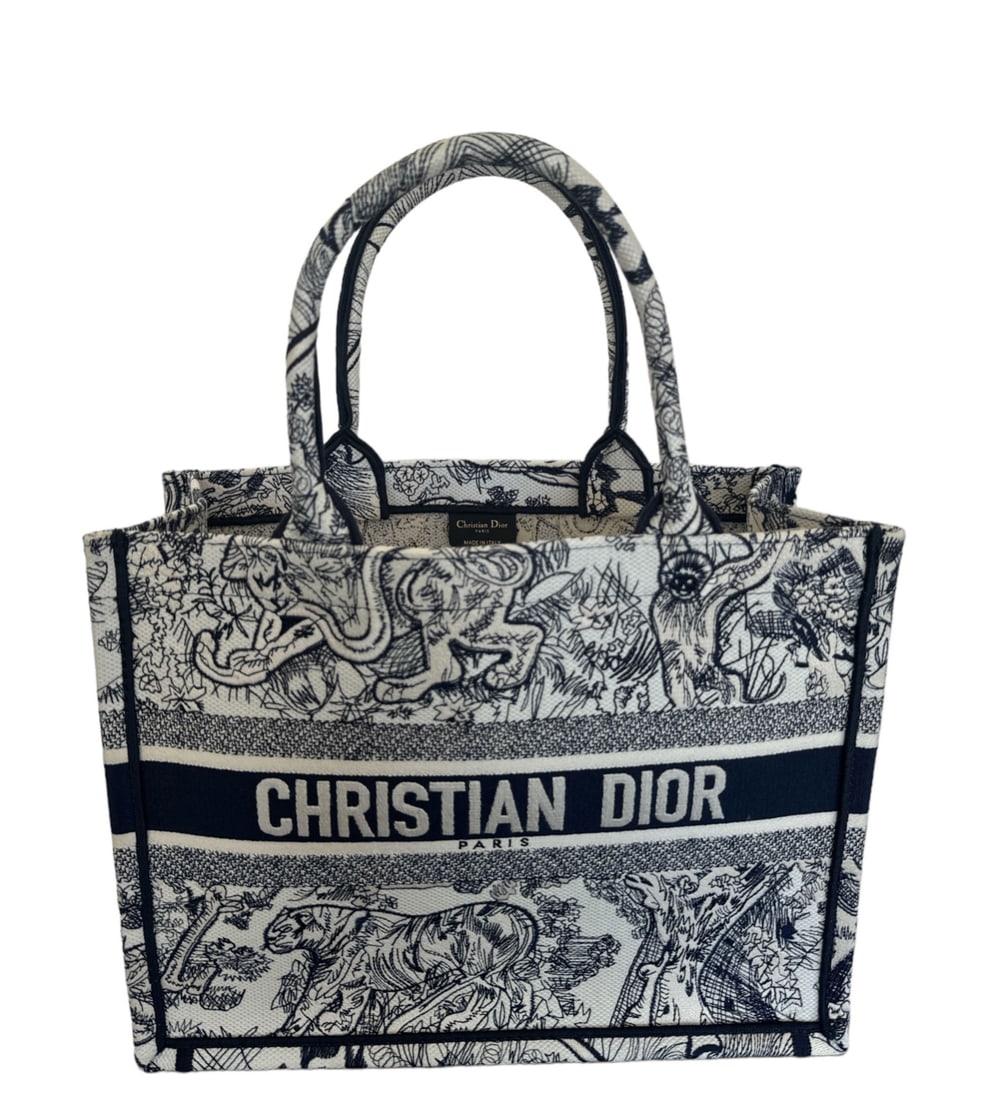 CHRISTIAN DIOR Medium Toile de Jouy Book Tote Handbag (1 of 5)