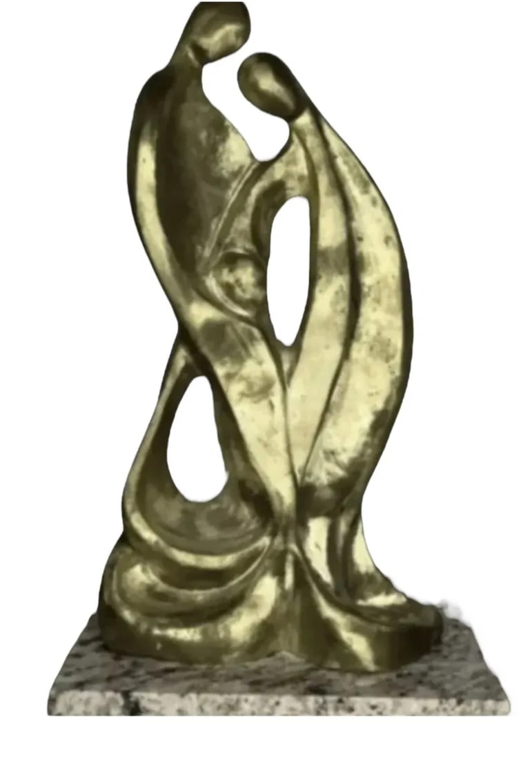 Large Bronze Sculpture Family Magnificent JACQUES LIPCHITZ: Measurements: 20 in x 12 in x 8 in