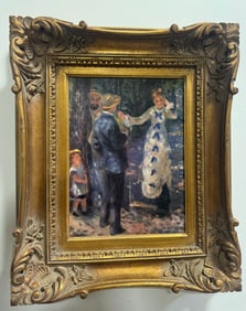 Lithograph The Swing, 1876 by Pierre-Auguste Renoir