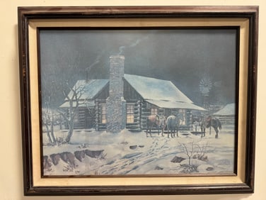 Western Cabin Print