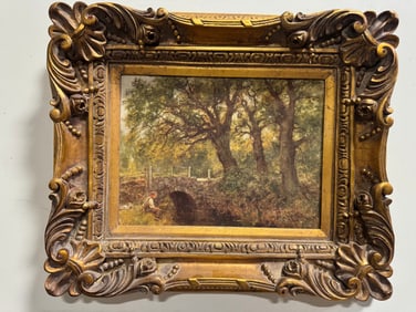Landscape Bridge on Canvas