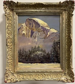 Landscape Mountain Scene Oil Painting by Maurice Green