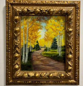 Landscape Oil Painting by M. D.