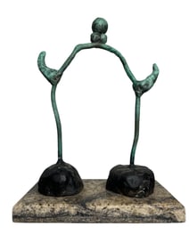 J. Miro Large Bronze Sculpture