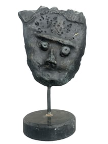 F. Valls  Abstract Large Bronze Sculpture