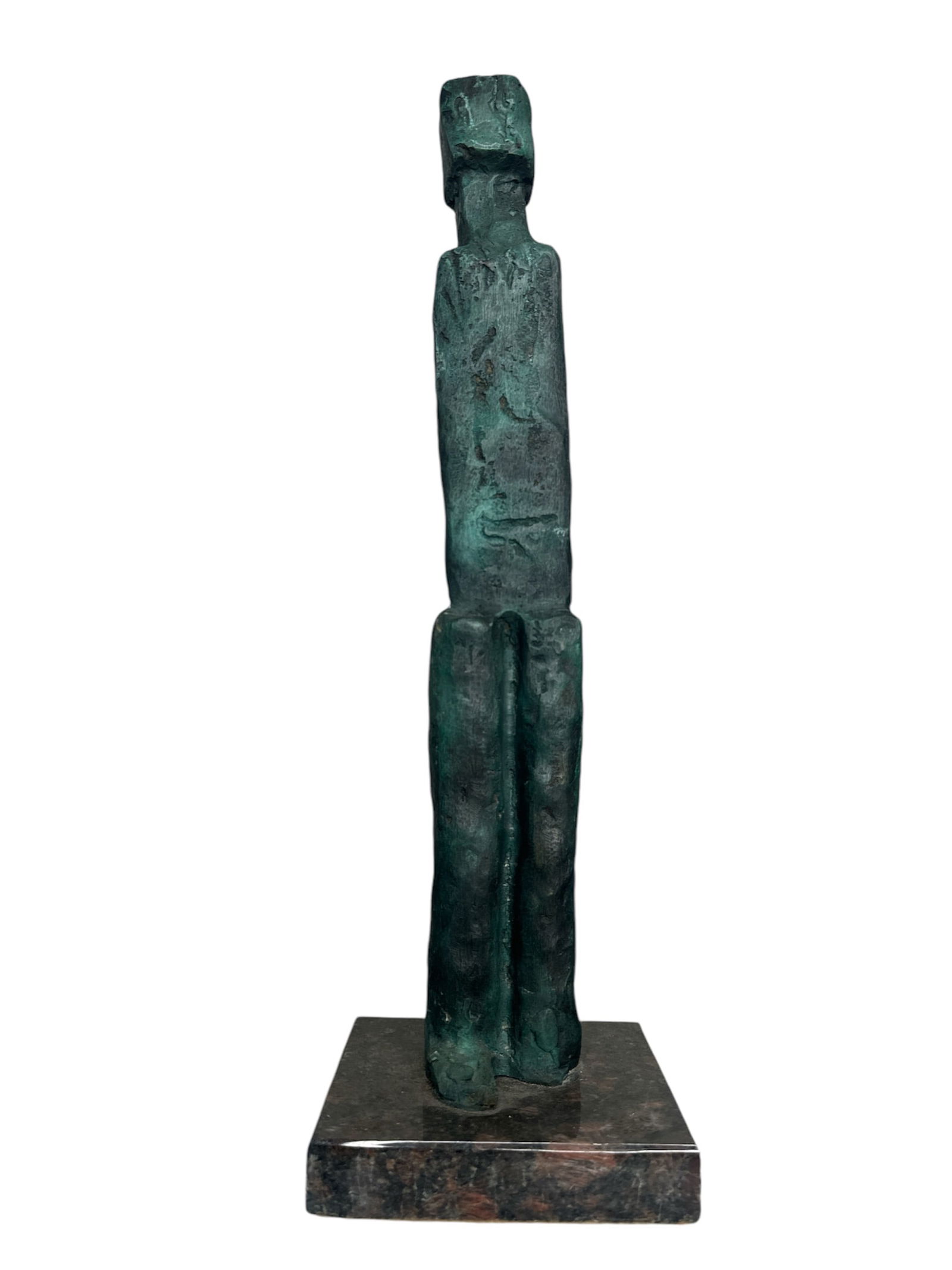 Fritz Wotruba Abstract Large Bronze Sculpture: Size: 19 in x 6 in x 5 in