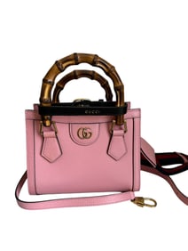 Gucci Diana Mini Leather Crossbody Bag