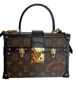Louis Vuitton Petite Malle Black Louis Vuitton Trunk