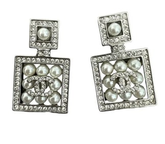 Chanel Large Pendant Earrings