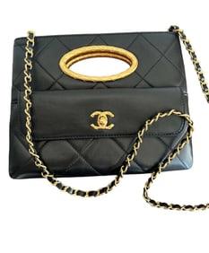 Chanel Leather Clutch Bag