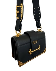 Prada Cashier Leather Cross Bag