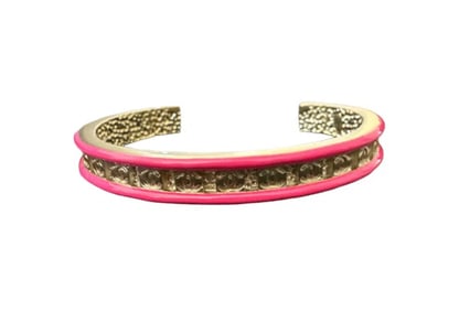 Chanel Pink and Glold Bracelet