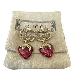 Gucci Straberry Earrings