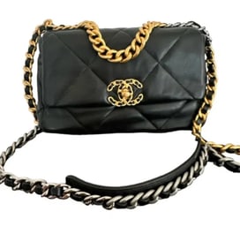 Chanel 19 Flap Bag Quilted Leather Medium