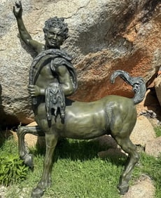 Life Size Bronze Furrietti Centauro Sculpture
