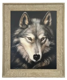 Dave Merrick Wolf Framed