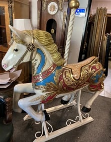 Large Vinage Carousel Horse