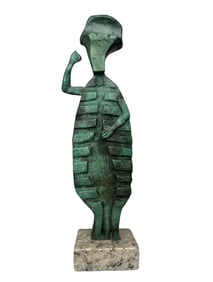 Unidentified Modern Bronze Sculpture