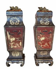 Pair of Chinese Pedestals
