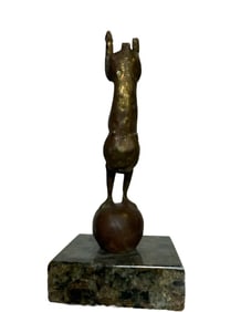 Sergio Bustamente Cat Bronze Sculpture