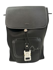 DIOR MEN Saddle Leather Backpack