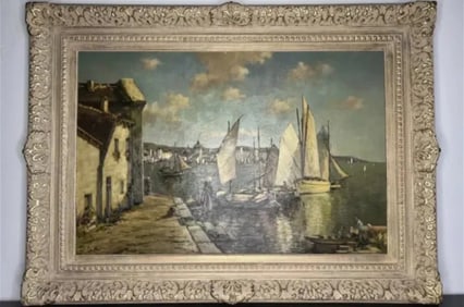 Alfredo Caldini Venice Italy Lithography