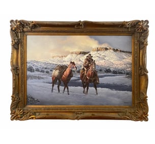 Landscape Western Art Painting by Hector Morales