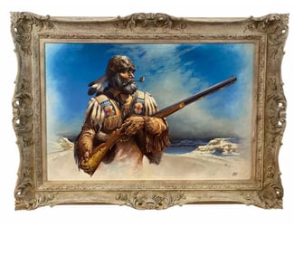 Landscape Western Art Painting by Hector Morales