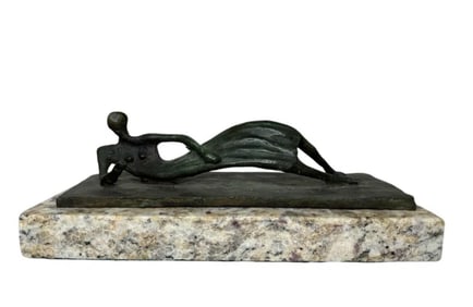 Henry Moore Bronze Modern Sculpture