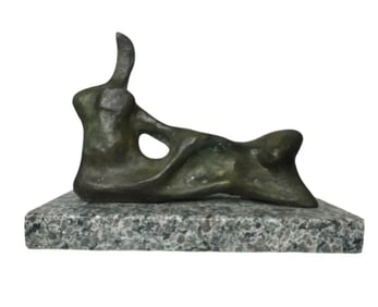 Henry Moore Bronze Modern Sculpture