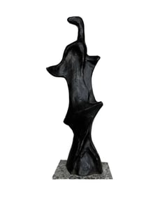 Henry Moore Large Modern Bronze Sculpture