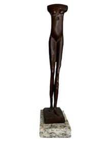 Alberto Giacometti Large Modern Bronze Sculpture