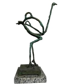 Large Modern Bronze Sculpture