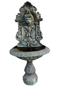 Large Lion Bronze Fountain Sculpture