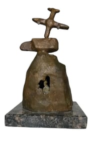 J. Miro Large Bronze Sculpture