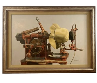 1981 Oil on Panel by Walt Johnston