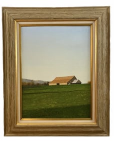 Landscape Oil on Panel by Walt Johnston