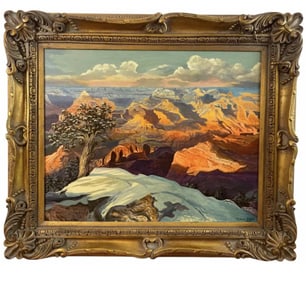 1989 Landscape Oil Painting by Maurice Green
