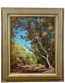 1990 Landscape Oil Painting by Maurice Green