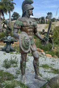 Life Size Bronze Warrior Sculpture