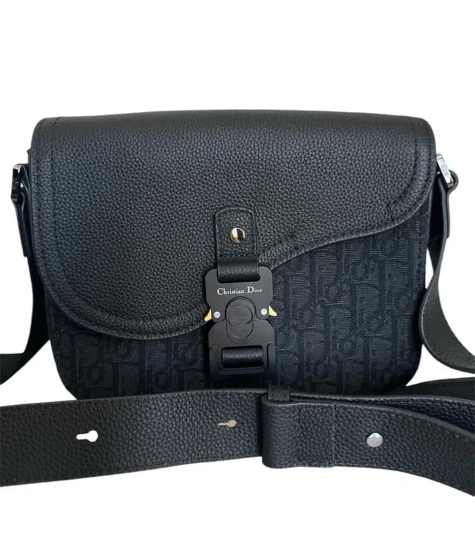 Men Dior Saddle Messenger Bag with Flap (1 of 5)
