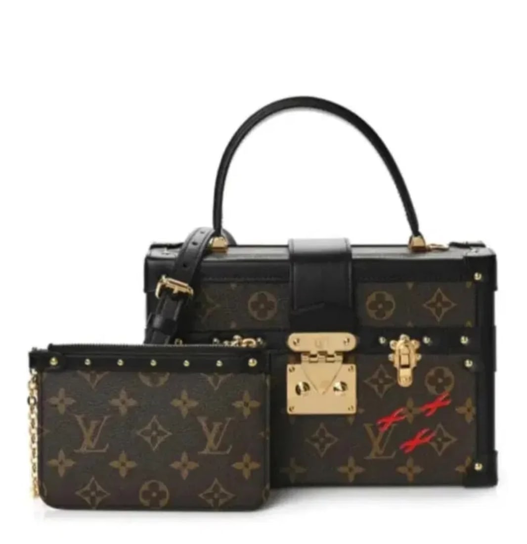 Louis Vuitton Petite Malle Black Louis Vuitton Trunk (1 of 5)