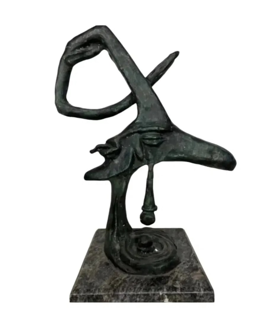 Large Modern Bronze Sculpture -Salvador Dali (1 of 2)